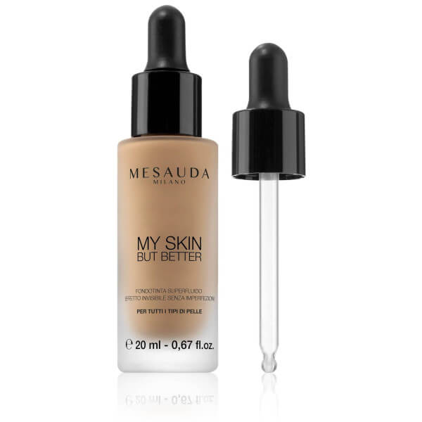 Base de maquillaje superfluida efecto invisible Ámbar MI PIEL PERO MEJOR 506 20ML