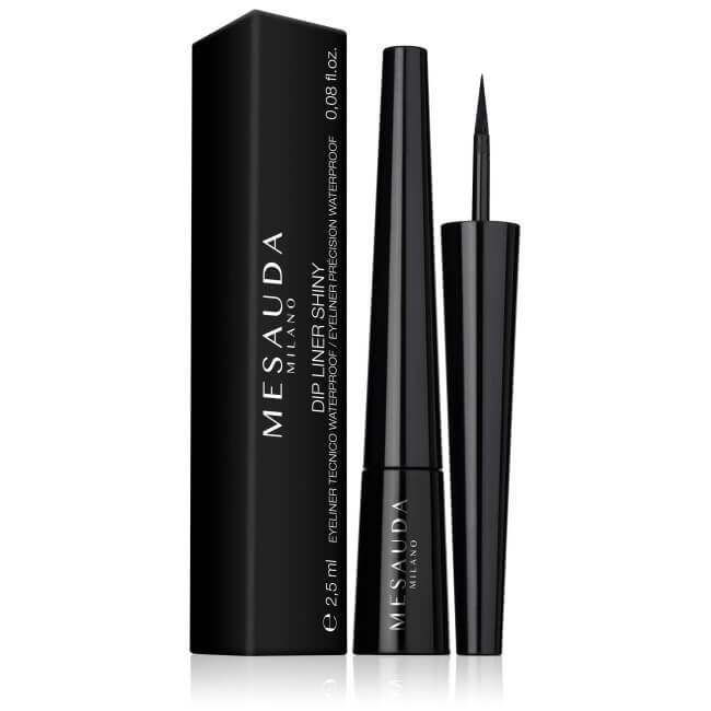 Eyeliner de precisão à prova d'água com aplicador de feltro DIP LINER SHINY 2,5ml.