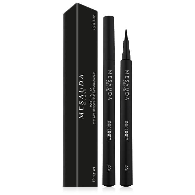 Delineador gráfico intenso de longa duração INK LINER MIDNIGHT 1,2ml.