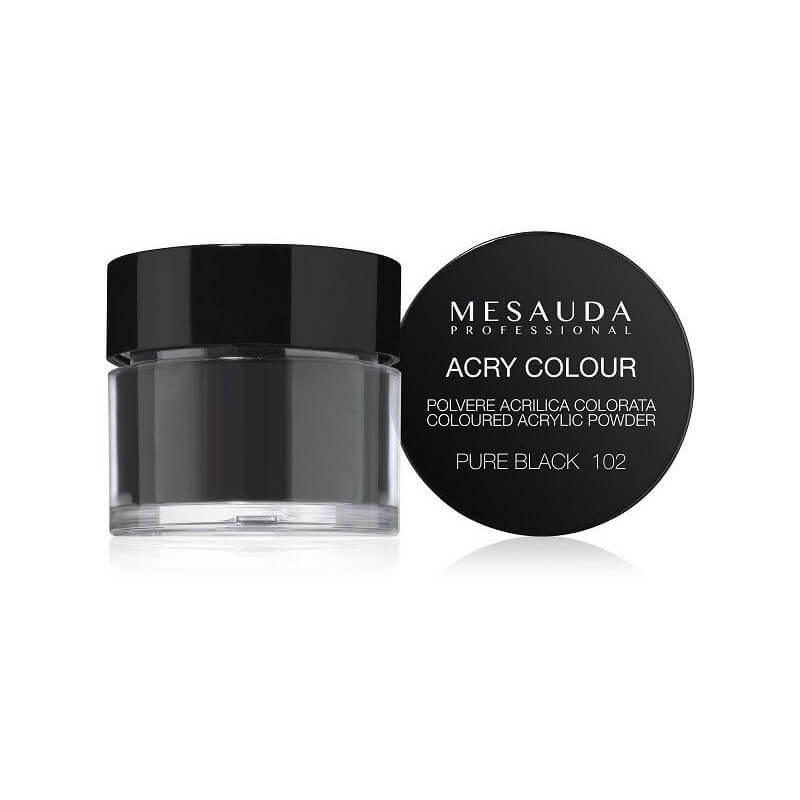Gekleurde poederpolymeer Puur Zwart ACRY-COLOUR 102 5g