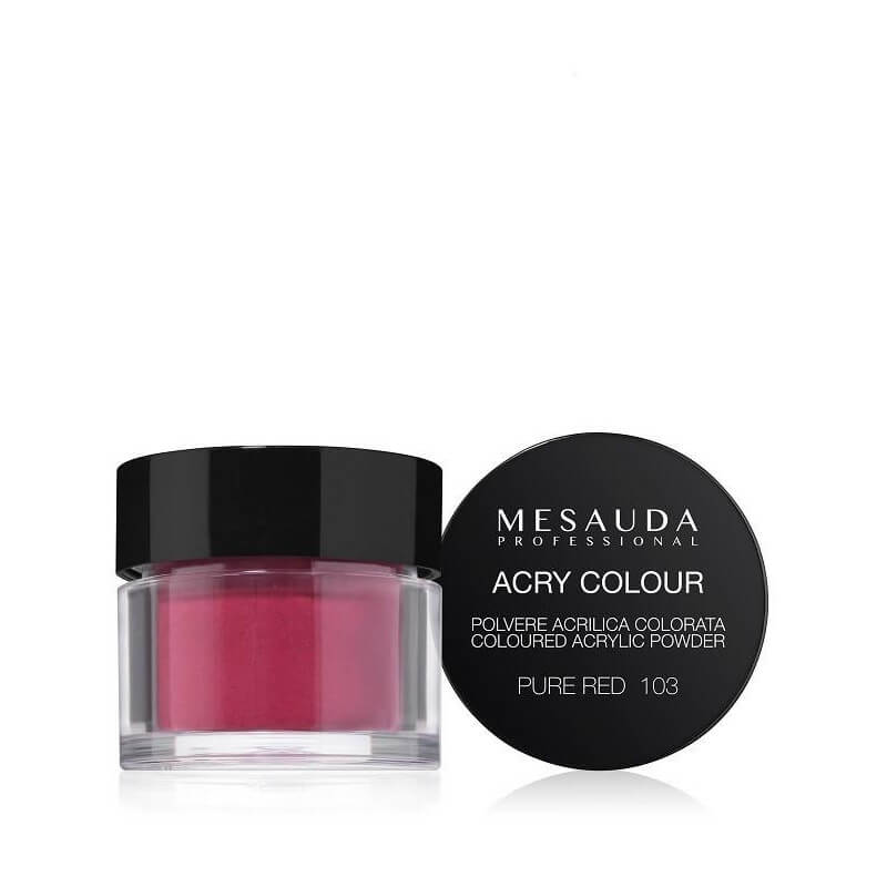 Gekleurde poederpolymeer Pure Rood ACRY-COLOUR 103 5g