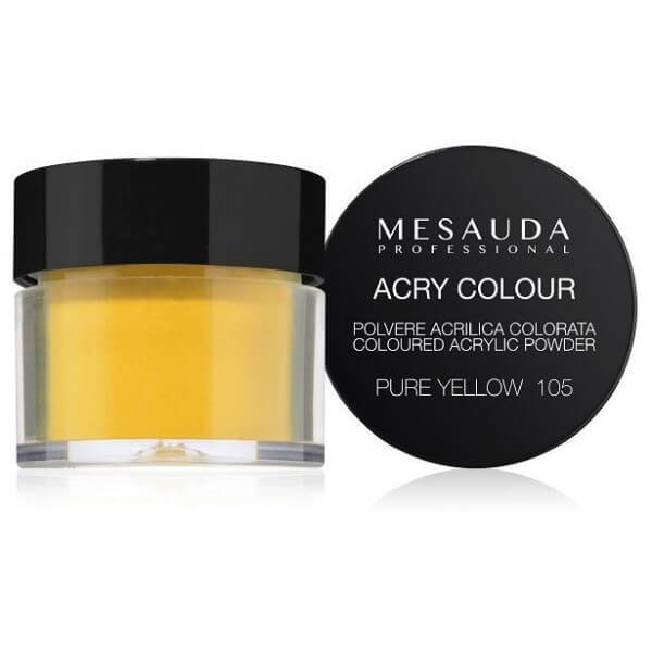 Polymère en poudre colorée Pure Jaune ACRY-COLOUR 105 5g