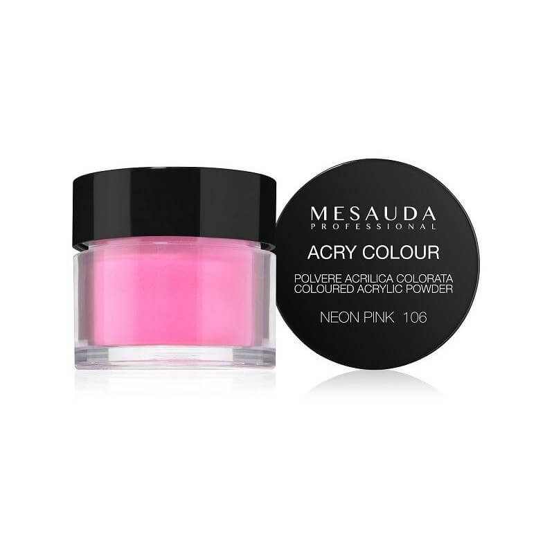 Pó de polímero colorido Rosa Neon ACRY-COLOUR 106 5g