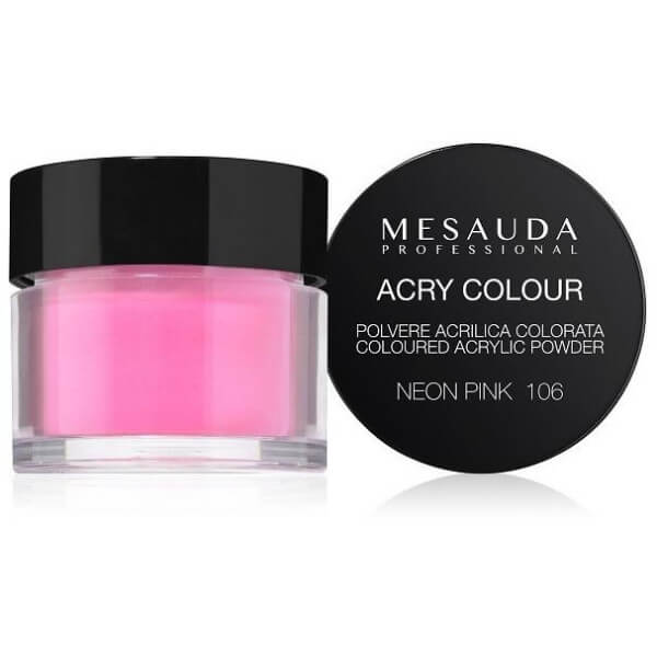 Polymère en poudre colorée Rose Néon ACRY-COLOUR 106 5g