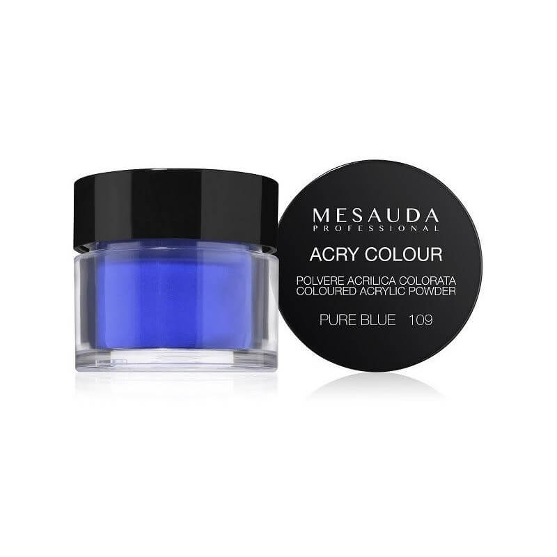 Pó de polímero colorido Pure Blue ACRY-COLOUR 109 5g.