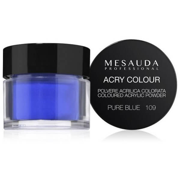 Polymère en poudre colorée Pure Bleu ACRY-COLOUR 109 5g