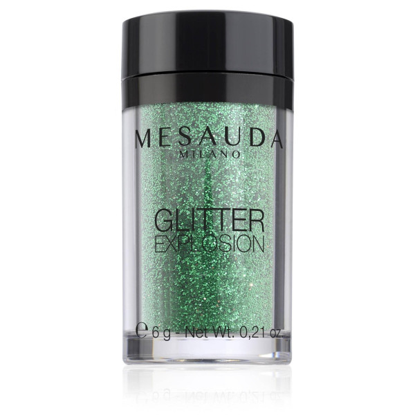 Glitter for nails GLITTER EXPLOSION 207 Green 6gr