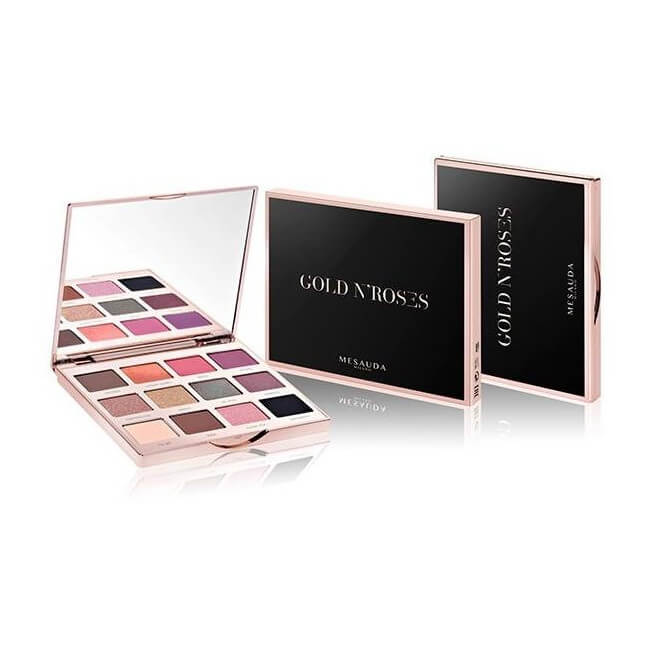 Palette professionnelle fard à paupières GOLD N'ROSES