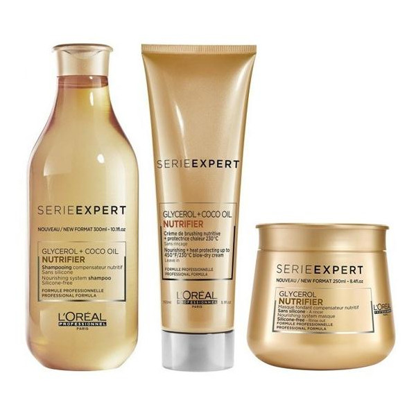 Nutrifier Shampoo, Maske und Aufhellungscreme Nutrifier Shampoo, Maske und Aufhellungscreme