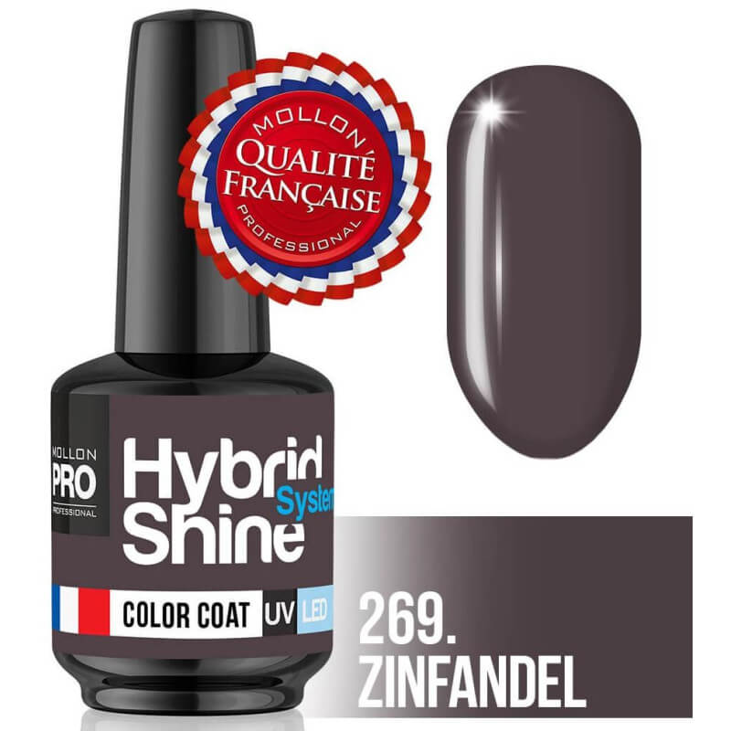 Mini Barniz Semi-Permanente Híbrido Brillo Mollon Pro 8ml 220