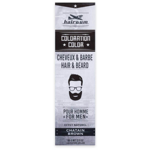 Coloração para Cabelo e Barba Castanho Nº4 Hairgum 60 GR