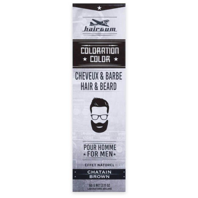 Kleur Haar & Baard Bruin Nr. 4 Hairgum 60 GR