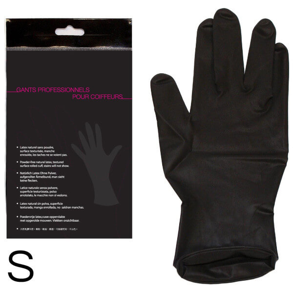AUTO Handschoenen Zwart Latex 1 paar S AUTO Handschoenen Zwart Latex 1 paar S
