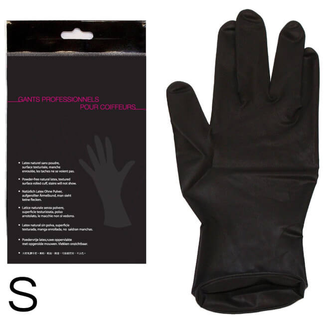 Paire de gants en latex noirs S JACQUES SEBAN 