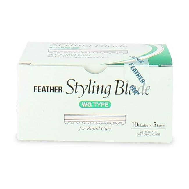Pakket van 10 mesjes Feather WG Type