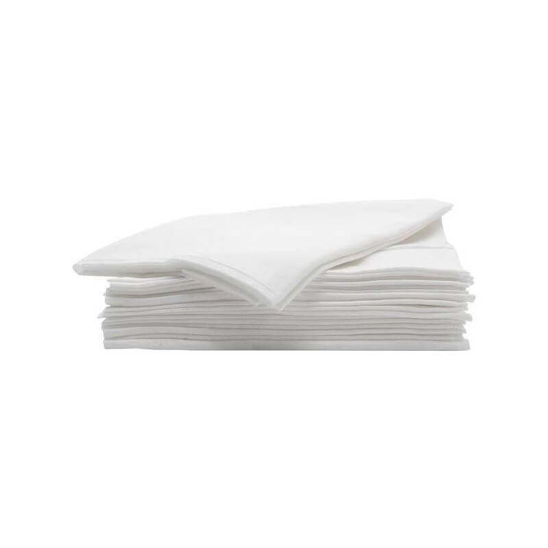 Pack of 50 Super Resistant Black Disposable Napkins