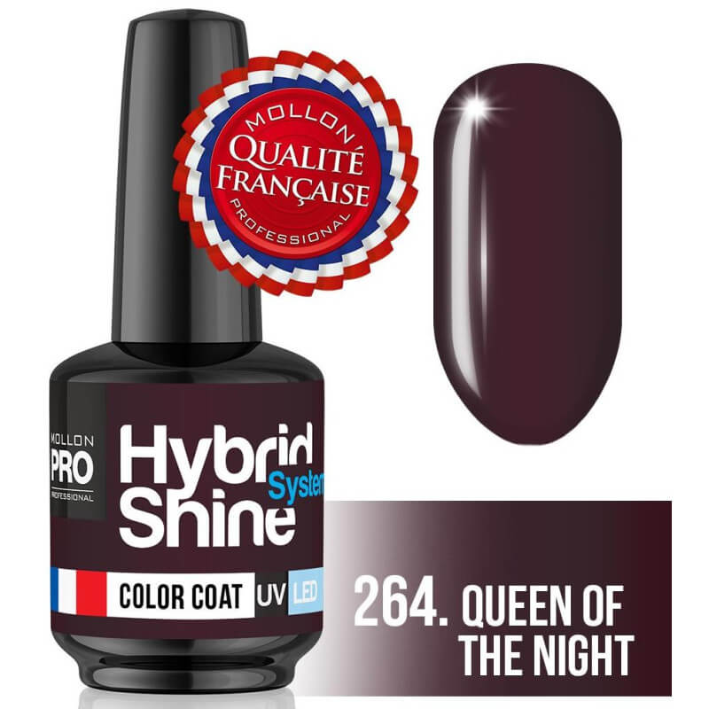 Mini Verniz Semi-Permanente Hybrid Shine Mollon Pro 8ml 264