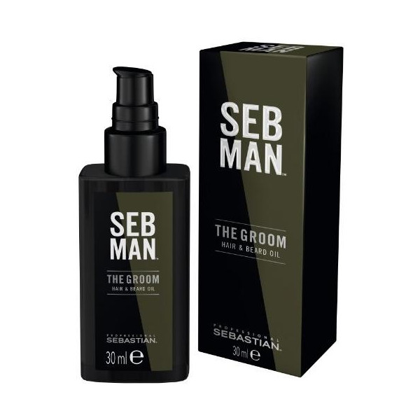 Huile cheveux et barbe The Groom Sebman 30ML Huile cheveux et barbe The Groom Sebman 30ML
