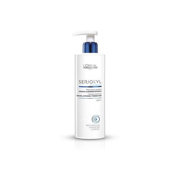 Shampooing Clarifiant Serioxyl Cheveux Clairsemés Naturels 250ML Shampooing Clarifiant Serioxyl Cheveux Clairsemés Naturels 250ML