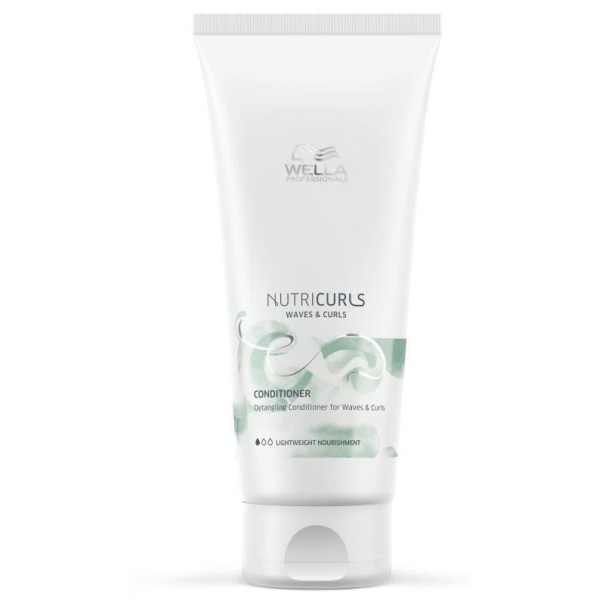 NUTRICURLS Acondicionador de lavado para cabello ondulado 250 ml