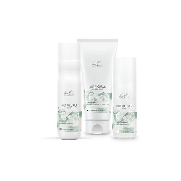 Pack Nutricurls Curly Hair Shampoo Conditioner Balm