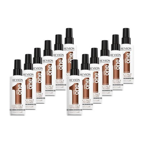Confezione 12 Spray Uniq one revlon Coconut 150 ML Confezione 12 Spray Uniq one revlon Coconut 150 ML