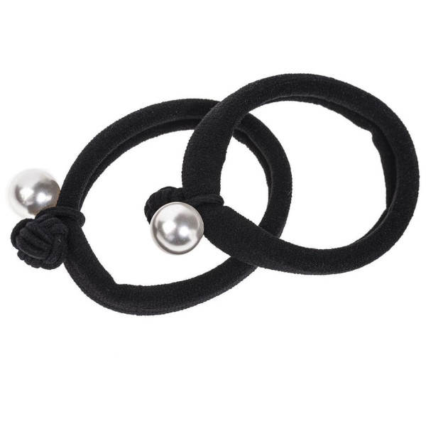 Black elastic With pearl Stella Green / 2 Black elastic With pearl Stella Green / 2