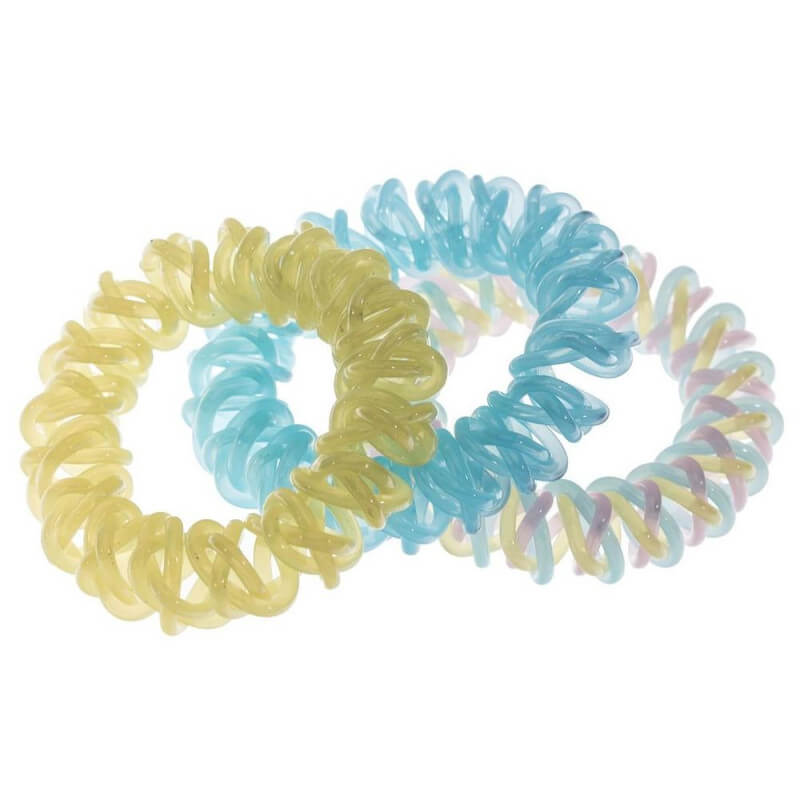 Kaart met 3 blauw-gele Stella Green veren Kaart met 3 blauw-gele Stella Green veren