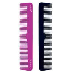 Peigne Duoline Acétate Bleu 19 cm