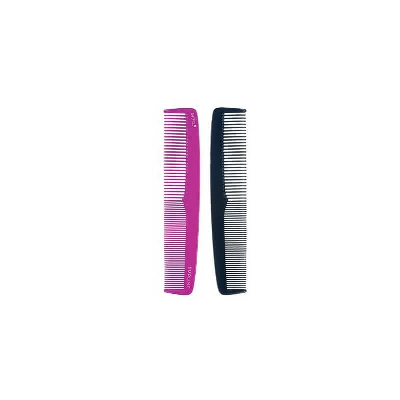 Kam Dubbele Acetaat Roze 22 cm