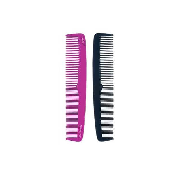 Kam Dubbele Acetaat Roze 22 cm Kam Dubbele Acetaat Roze 22 cm