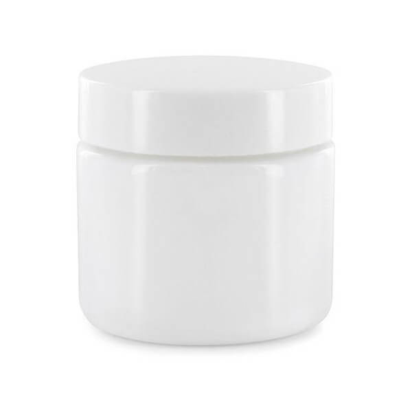 Pot Verre Opaline Blanc 30ml - PBI