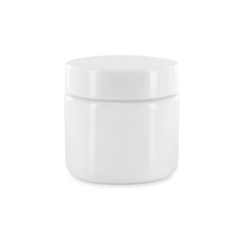 Pot de vidro Opaline Branco 50ml - PBI Pot de vidro Opaline Branco 50ml - PBI