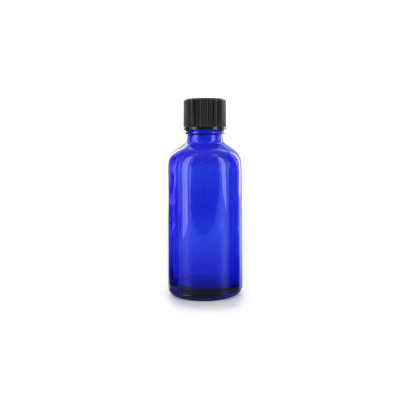 Flacon Aromatherapie Verre Bleu 50ml - PBI
