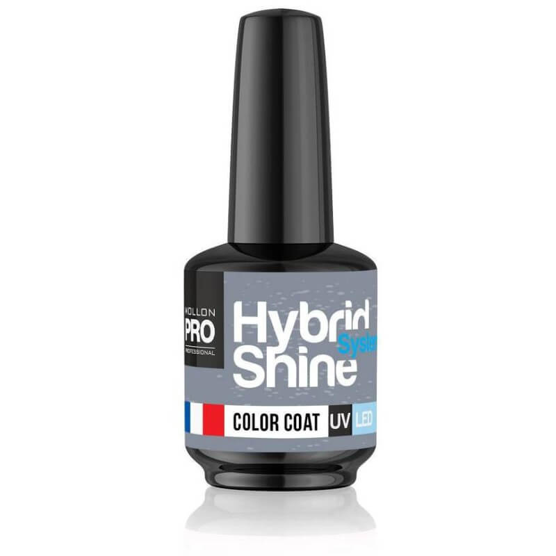 Mini lacca semi-permanente ibrida Shine Mollon Pro 8ml 285 - White Shark