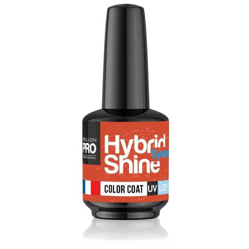 Mini barniz semipermanente híbrido Shine Mollon Pro 8ml 277 - Puesta de sol