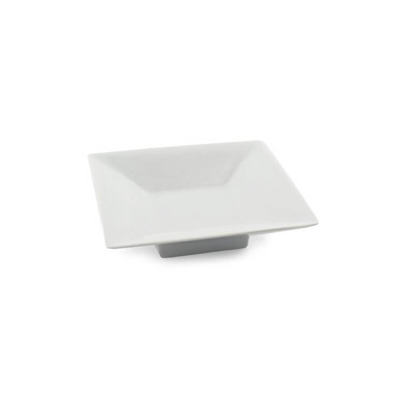 Porte Eponge Porcelaine Blanche 11.5*11.5cm - PBI