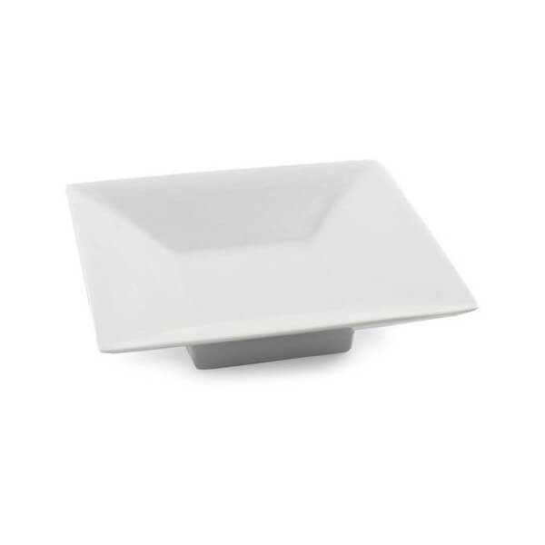 Porte Eponge Porcelaine Blanche 11.5*11.5cm - PBI