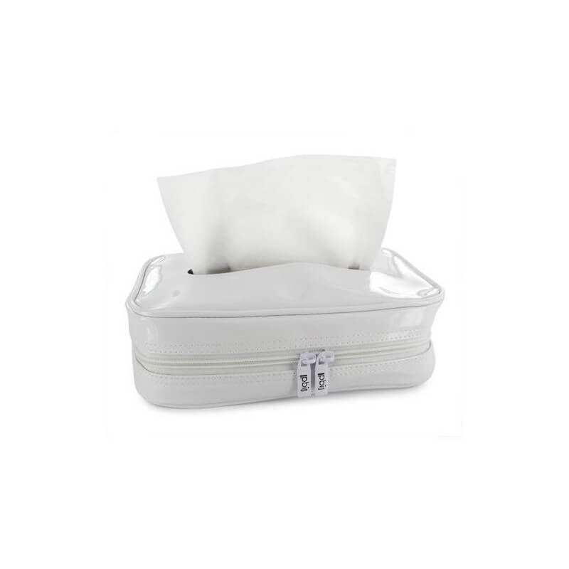 Revestimento de Caixa de Lenços de Papel PBI Vinil Branco 24*13*5.5cm - PBI