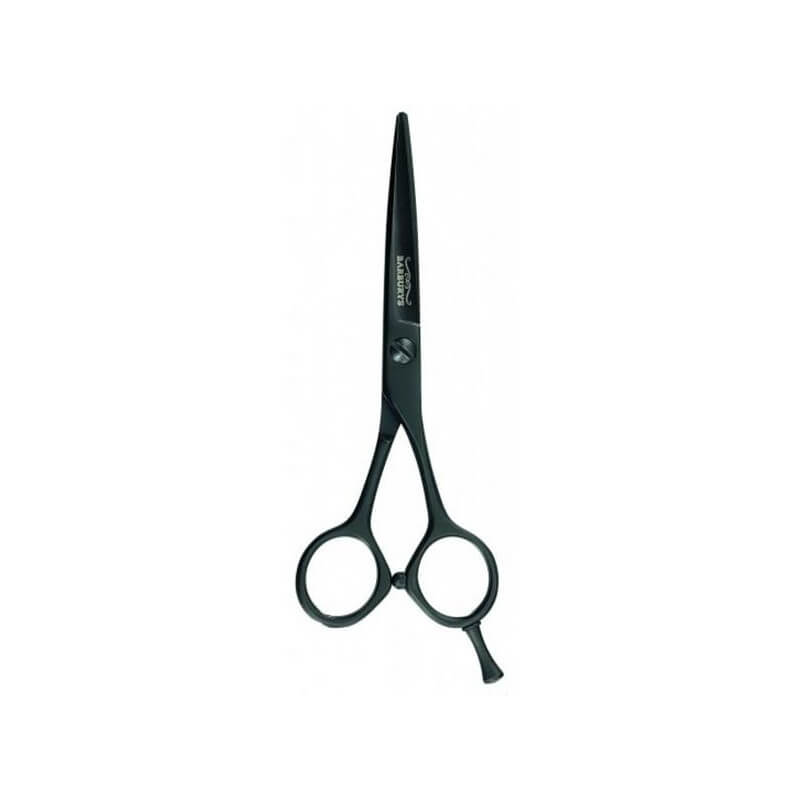 Barbers Scissors Sky Black Stainless Steel Japanese Size 5