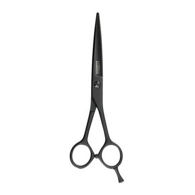 Sky Black Japanese Barbers Scissors Stainless Steel Size 6