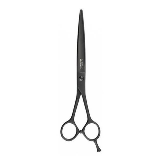 Barbers Scissors Sky Black Stainless Steel Japanese Size 7