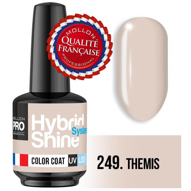Mini Nagellak Semi-Permanente Hybride Glans Mollon Pro 8ml Themis - 249