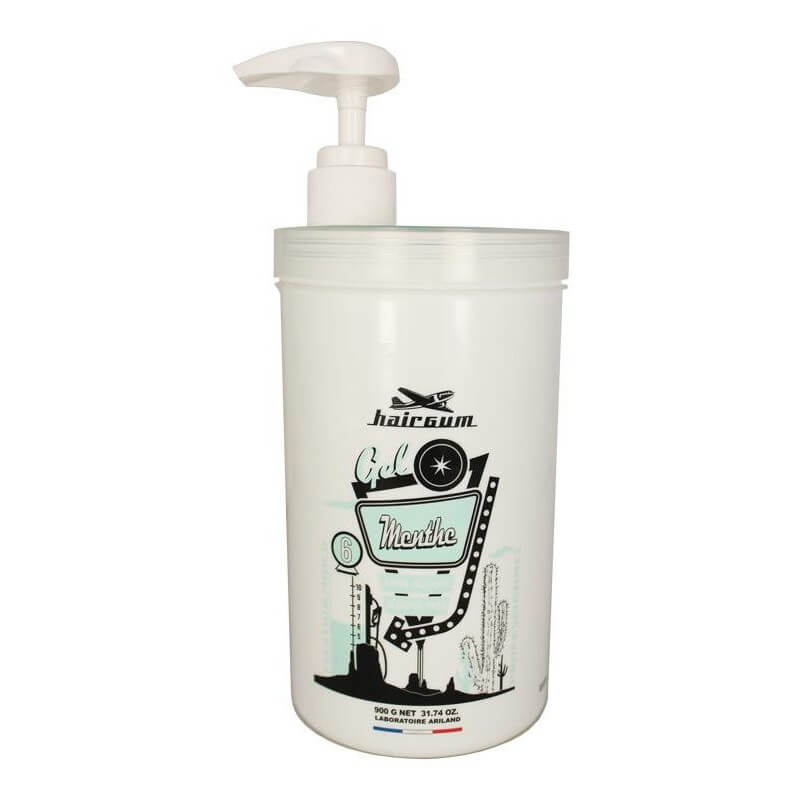Gel de cabelo com menta sem álcool Hairgum 900g