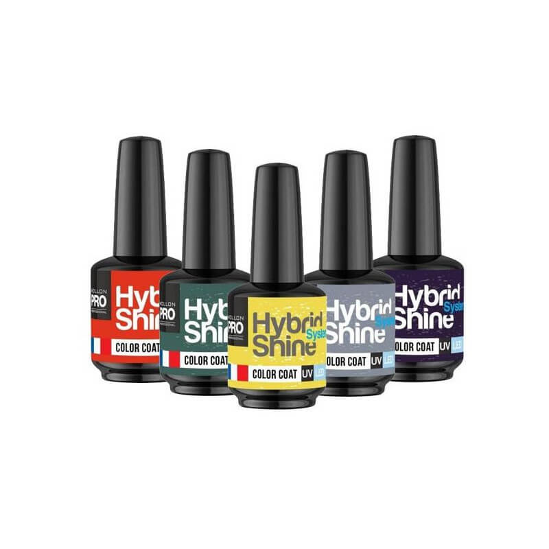 Mini Lack Semi-Permanent Hybrid Shine Mollon Pro 8ml 285 - Weißer Hai