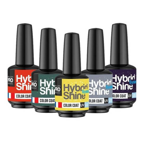 Mini Lack Semi-Permanent Hybrid Shine Mollon Pro 8ml 285 - Weißer Hai