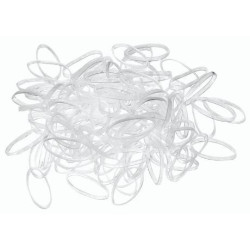 Elastiques transparents 20mm 500 pièces Sibel