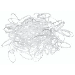 Elastiques transparents 20mm 500 pièces Sibel