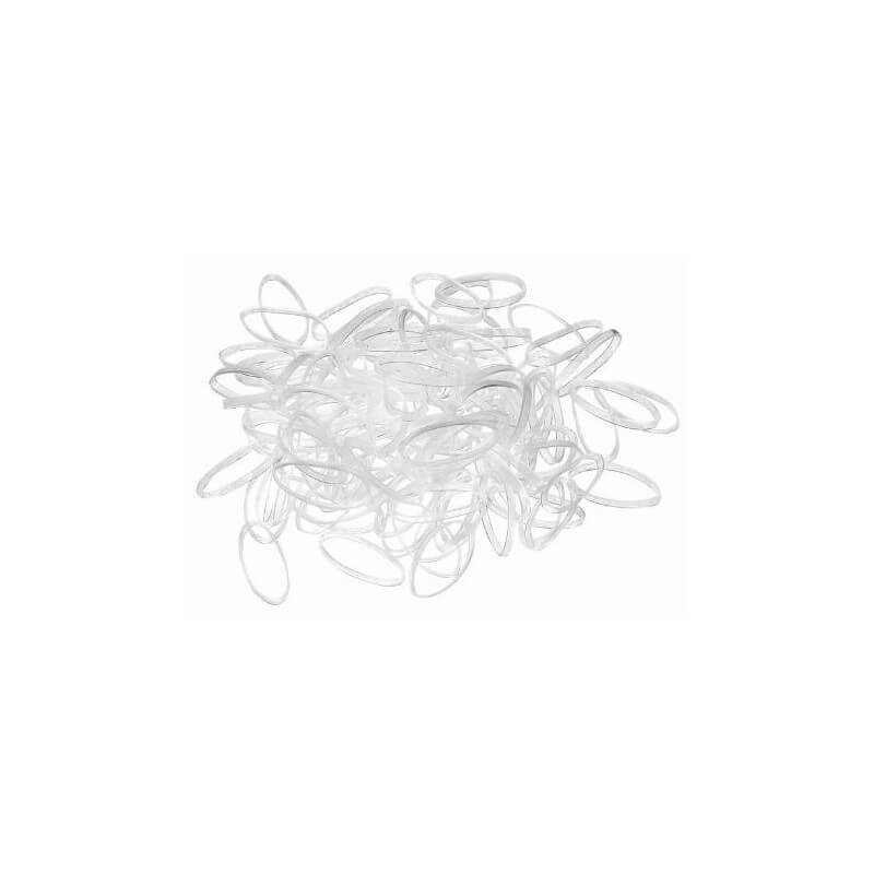 Clear elastics 20mm 500 pieces Sibel