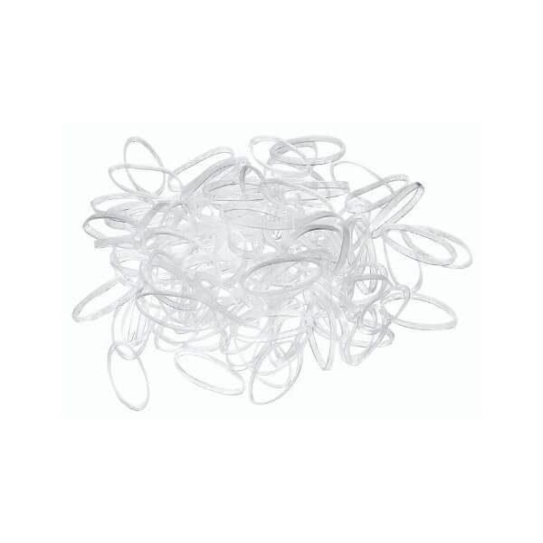 Elásticos transparentes 20mm 500 peças Sibel